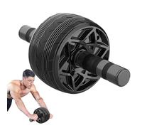 Abs Roller Wheel Appareil de musculation abdominale avec base large, mécanisme de roulement silencieux avec contrôle accru | Rebound amélioré pour des exercices de base intenses