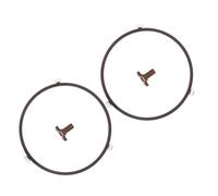ABS Support de Plateau Tournant 17,8cm 2 Ensembles | Anneau à Rouleaux Stable, Support de Plat en Verre, Entretien Facile, la Cuisine Maison et Réparation D'appareil