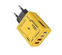 Abs Type C Charge De Charge-Usb Bloc De Chargement | Adaptateur 12-W À 4 Ports Brick Usb + Type C Connecteur Mural Connecteur | Roue À Vélo De Plug-In-Personne De L'ue/Ue Portable Avec Plusieurs Con