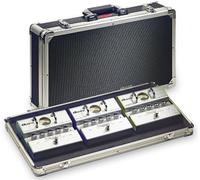 ABS Valise pour Gitarrenbodeneffekte, 255 x 500 X 90 MM
