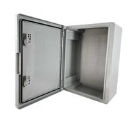Abs403017 Ide Coffret Abs étanche Ip54 400x300x170 Porte Opaque - Avec Plaque De