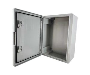 Abs403017 Ide Coffret Abs étanche Ip54 400x300x170 Porte Opaque - Avec Plaque De