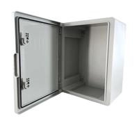 Abs403022 Ide Coffret Abs étanche Ip54 400x300x220 Porte Opaque - Avec Plaque De