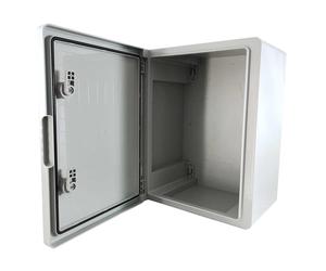 Abs403022 Ide Coffret Abs étanche Ip54 400x300x220 Porte Opaque - Avec Plaque De