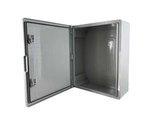 Abs504018 Ide Coffret Abs étanche Ip54 500x400x180 Porte Opaque - Avec Plaque De