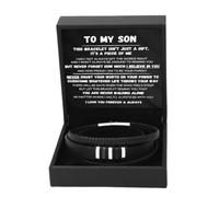 Abschlussarmband für Sohn Echtes Leder Nimals Allein Gehen Modeaccessoires