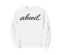 Abseil Script Climbing Mountain Descent Orthographe Abeille 2024 Sweatshirt