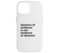 Absence of Evidence Scientific Method and Religious Design Coque pour iPhone 14