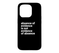 Absence of Evidence Scientific Method and Religious Design Coque pour iPhone 15 Pro