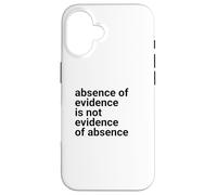 Absence of Evidence Scientific Method and Religious Design Coque pour iPhone 16