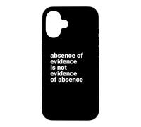 Absence of Evidence Scientific Method and Religious Design Coque pour iPhone 16