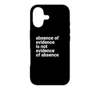 Absence of Evidence Scientific Method and Religious Design Coque pour iPhone 17