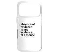 Absence of Evidence Scientific Method and Religious Design Coque pour iPhone 17 Pro