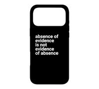 Absence of Evidence Scientific Method and Religious Design Coque pour iPhone 17 Pro Max