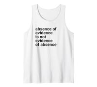 Absence of Evidence Scientific Method and Religious Design Débardeur