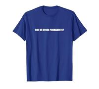Absence permanente du Bureau T-Shirt, Homme, Bleu Royal, L
