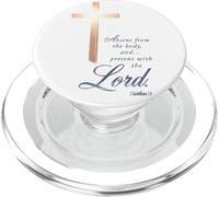 Absent du Corps présent avec Le Seigneur 2 Corinthiens 5 8 PopSockets PopGrip pour MagSafe