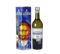 ABSENTE - Distilleries et Domaines de Provence - Absinthe - Coffret cadeau - Étui & cuillère Van Gogh - Produit en France - 55° d'alcool - 70 cl