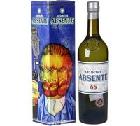 ABSENTE - Distilleries et Domaines ee Provence - Absinthe - Coffret cadeau - Étui Van Gogh - Produit en France - 55° d'alcool - 70 cl