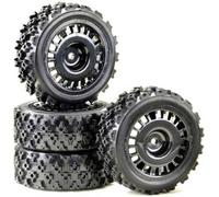 Absima 1:10 Rally Rally Block Roues complètes noir 4 pc(s)