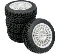 Absima 1:10 Rally, Voiture de tourisme Rally Street Roues complètes Rally, Street blanc 4 pc(s)