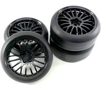 Absima 1:10 Voiture de tourisme Roues complètes Drift noir 4 pc(s)