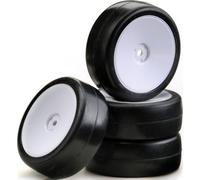 Absima 1:10 Voiture de tourisme Roues complètes Slick disque blanc 4 pc(s)