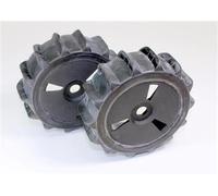 Absima Ensemble De Roues Buggy Disque Sandpaddle Noir 1:8 (2 Pcs.) / 2520016