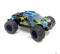 Absima Mini AMT Fluo bleu brushless 1:16 Auto RC électrique Monstertruck 4 roues motrices (4WD) prêt