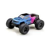 Absima MINI AMT rose, bleu brushed 1:16 Auto RC électrique Monstertruck 4 roues motrices (4WD) prêt