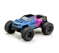 Absima MINI AMT rose, bleu brushed 1:16 Auto RC électrique Monstertruck 4 roues motrices (4WD) prêt à fonctionner (RtR) 2,4 GHz