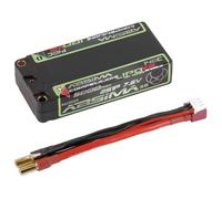Absima Pack de batterie (HV LiPo) 7.6 V 5000 mAh Étui robuste shorty 5 mm femelle, 5 mm doré