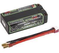 Absima Pack de batterie (HV LiPo) 7.6 V 6500 mAh Étui robuste shorty 5 mm femelle, 5 mm doré