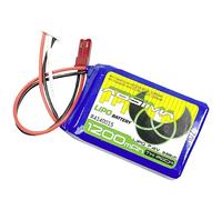 Absima Pack de batterie (LiPo) 7.4 V 1200 mAh Nombre de cellules: 2 Softcase