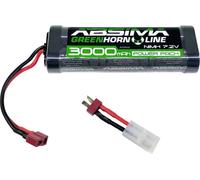 Absima Pack de batterie (NiMh) 7.2 V 3000 mAh Nombre de cellules: 6 hardcase fiche T femelle, fiche Tamiya femelle