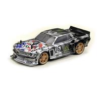Absima Touring Car FIRST STEP SPEED PERFORMANCE FUN MAKER neon, gris brushless