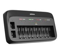 Absina 301003 Chargeur rapide NiMH, NiCd 6LR61 (9 V), LR03 (AAA), LR6 (AA)