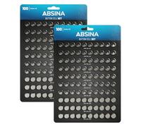 ABSINA Assortiment Pile Bouton - Piles Boutons 1,5V - Plates - Montre