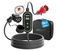 Absina Borne de recharge Wallbox Mobile - Type 2 CEE - 11 kW 16A triphasée IP67 - câble 6,6 m