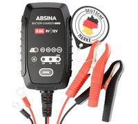 ABSINA Chargeur Batterie Voitures Automatique - de Voiture AGM 6V & 12V