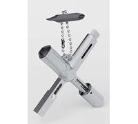 ABSINA Clé universelle multifonction 6en1 - clé tricoise carrée - cle passe partout - Cle universelle multifonction pour armoires et serrures standards, radiateur - passe partout