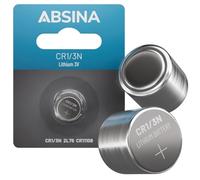 ABSINA Pile lithium CR1/3N DL1/3N 3V, 160 mAh, anti-fuite, longue durée de vie, 2L76