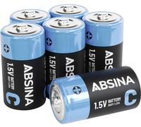 Absina Pile LR14 (C) alcaline(s) 6000 mAh 9 V 6 pc(s)