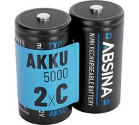 Absina Pile rechargeable LR14 (C) NiMH 4500 1.2 V 2 pc(s)