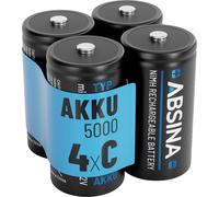 Absina Pile rechargeable LR14 (C) NiMH 4500 1.2 V 4 pc(s)