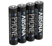 Absina Pile rechargeable LR3 (AAA) NiMH 1.2 V 4 pc(s)
