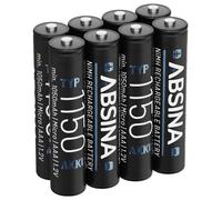 Absina Pile rechargeable LR3 (AAA) NiMH 1.2 V 8 pc(s)