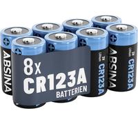 Absina Pile spéciale CR-123A lithium 1300 3 V 8 pc(s)