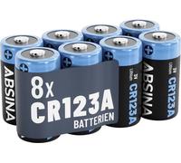 Absina Pile spéciale CR-123A lithium 1300 3 V 8 pc(s)