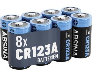 Absina Pile spéciale CR-123A lithium 1300 3 V 8 pc(s)